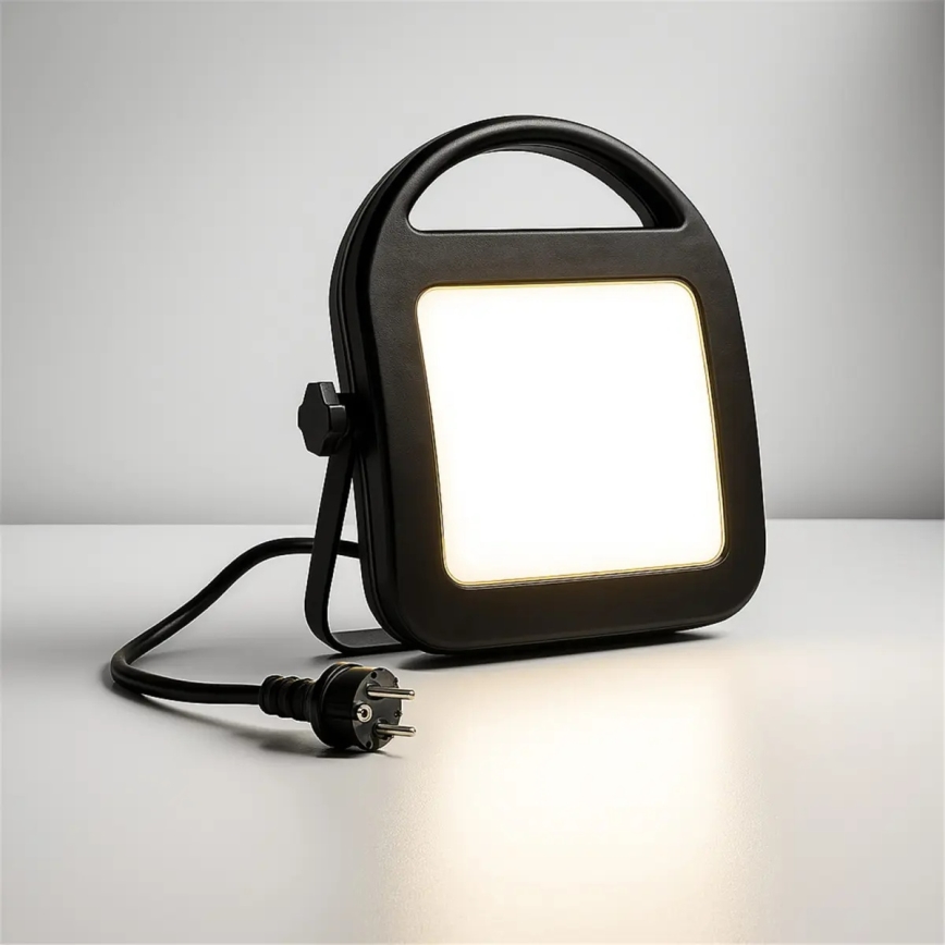 Refletor LED/40W/230V 4000K IP44 preto
