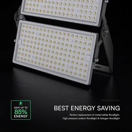 Refletor LED/500W/230V 6500K IP65 cinzento