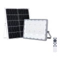 Refletor LED com painel solar FOCUS LED/100W/15000 mAh 3,2V 6000K IP65 + comando remoto