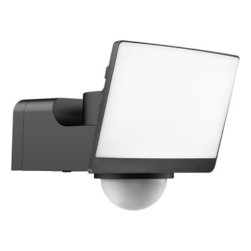 Refletor LED com sensor de movimento e crepúsculo DAVOS LED/30W/230V IP54 preto