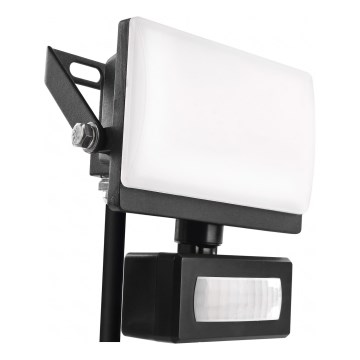 Refletor LED com sensor de movimento e de crepúsculo TAMBO EVO LED/10W/230V 4000K IP44 preto