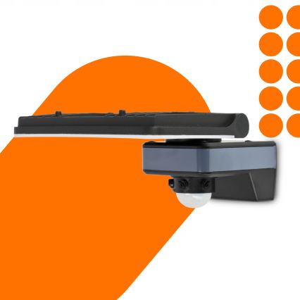 Refletor LED com sensor de movimento e sensor crepuscular LED/44W/230V 4200K IP54 preto