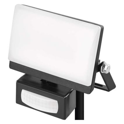 Refletor LED com sensor de movimento e de crepúsculo TAMBO EVO LED/10W/230V 4000K IP44 preto