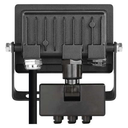 Refletor LED com sensor de movimento e de crepúsculo TAMBO EVO LED/10W/230V 4000K IP44 preto