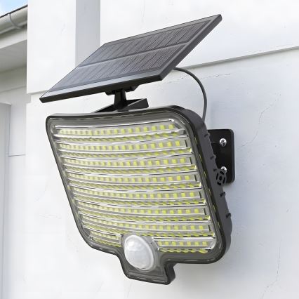 Refletor LED com sensor e painel solar ALEX LED/5,5W/3,7V 1200 mAh IP44