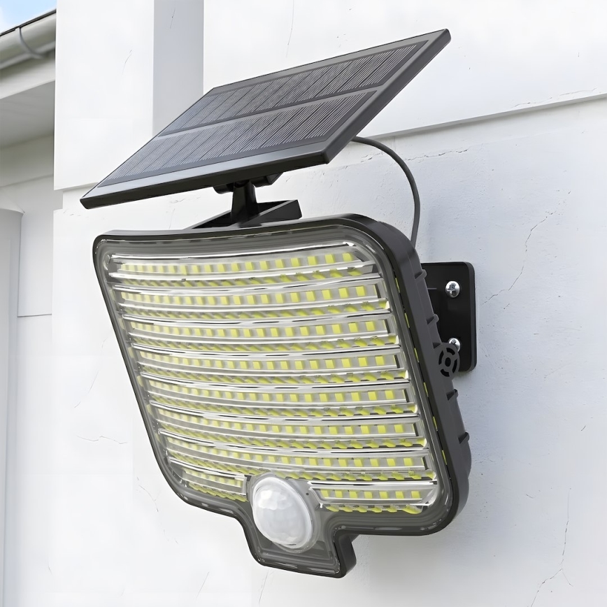 Refletor LED com sensor e painel solar ALEX LED/5,5W/3,7V 1200 mAh IP44