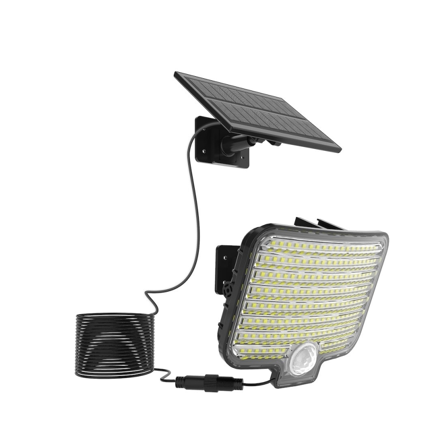 Refletor LED com sensor e painel solar ALEX LED/5,5W/3,7V 1200 mAh IP44
