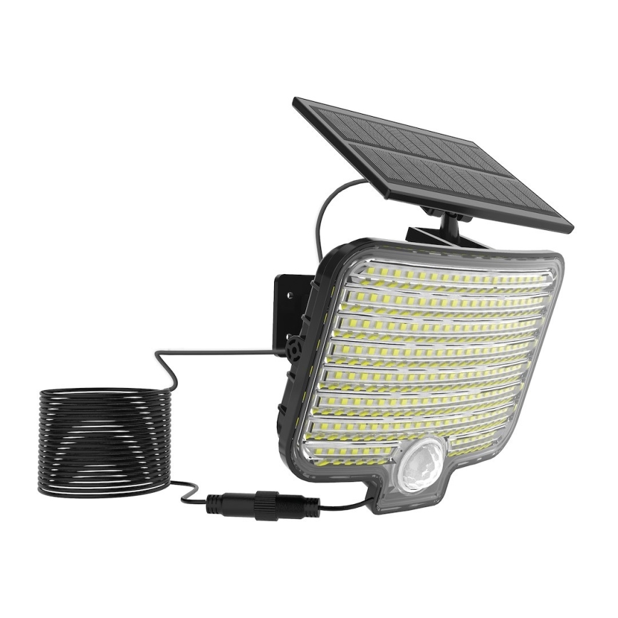 Refletor LED com sensor e painel solar ALEX LED/5,5W/3,7V 1200 mAh IP44