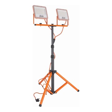 Refletor LED com suporte 2xLED/50W/230V 4500K IP65 laranja