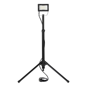 Refletor LED com suporte LED/20W/230V 5000K IP65 preto