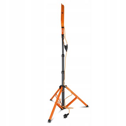 Refletor LED com tripé 2xLED/100W/230V 4500K IP65 cor laranja