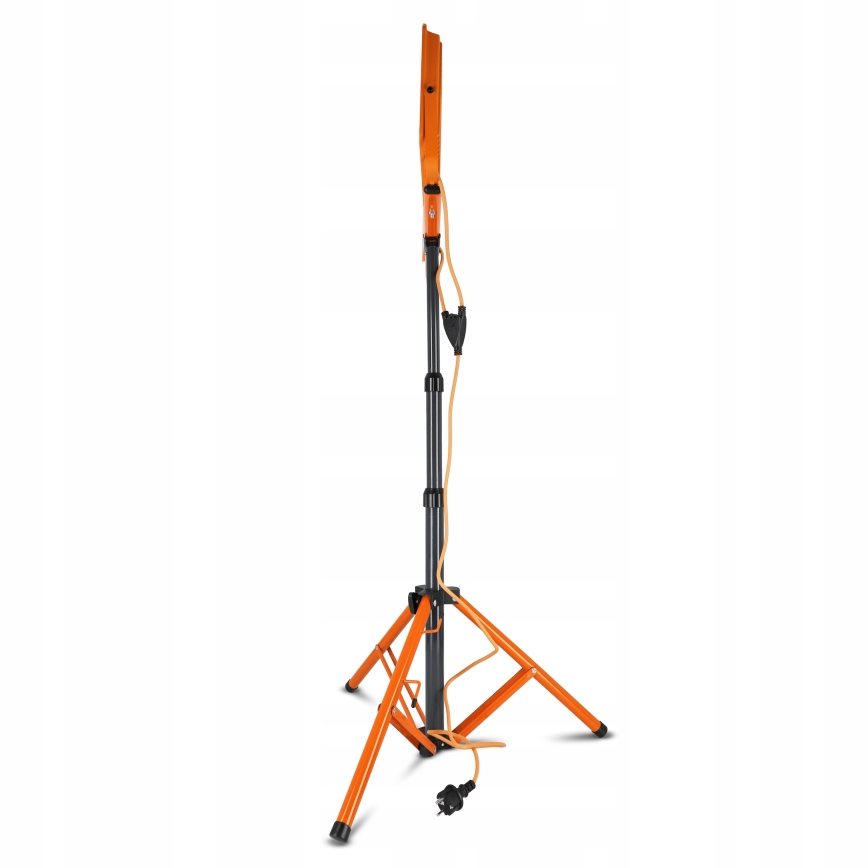 Refletor LED com tripé 2xLED/100W/230V 4500K IP65 cor laranja