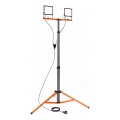 Refletor LED com tripé 2xLED/50W/230V 4500K IP65 preto/laranja