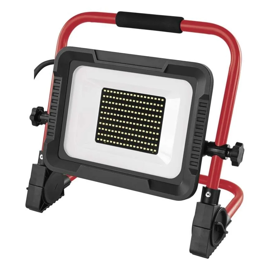Refletor LED com tripé ELION LED/100W/230V 4000K IP65 vermelho/preto