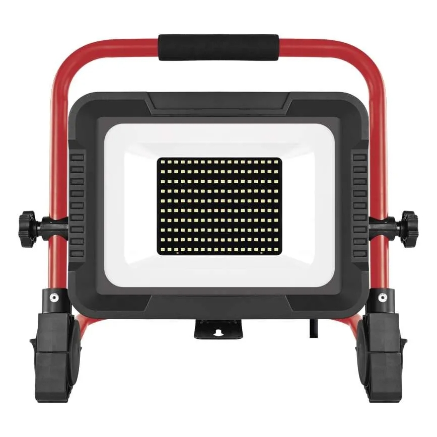 Refletor LED com tripé ELION LED/100W/230V 4000K IP65 vermelho/preto