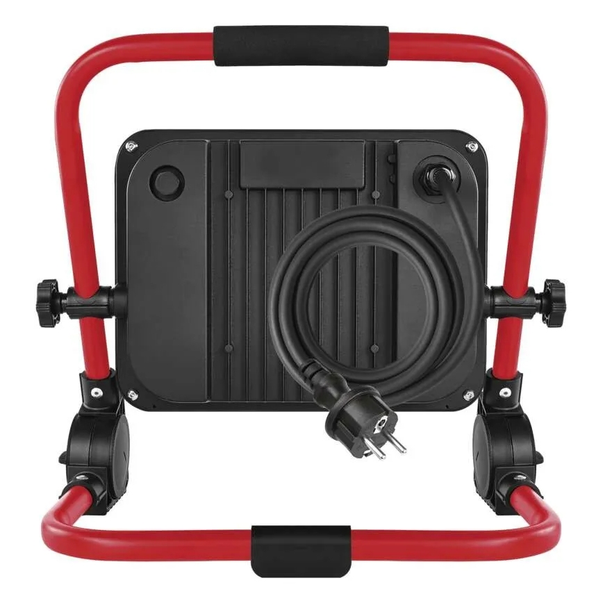 Refletor LED com tripé ELION LED/100W/230V 4000K IP65 vermelho/preto