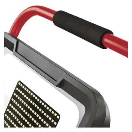 Refletor LED com tripé ELION LED/100W/230V 4000K IP65 vermelho/preto
