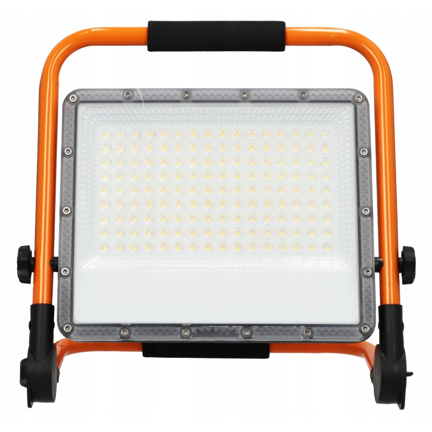 Refletor LED com tripé LED/100W/230V 4500K IP65 laranja