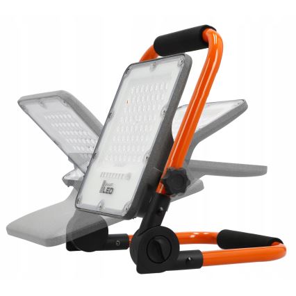 Refletor LED com tripé LED/100W/230V 4500K IP65 laranja