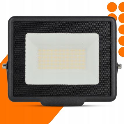 Refletor LED exterior 50W/230V 4500K IP65 preto