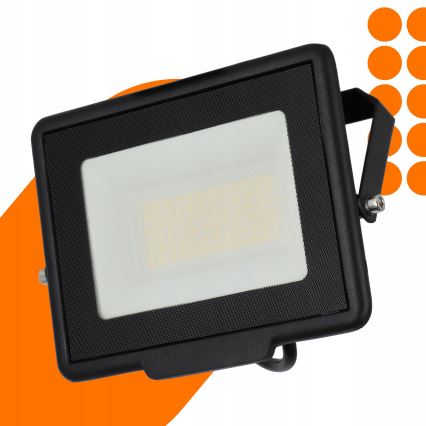 Refletor LED exterior 50W/230V 4500K IP65 preto