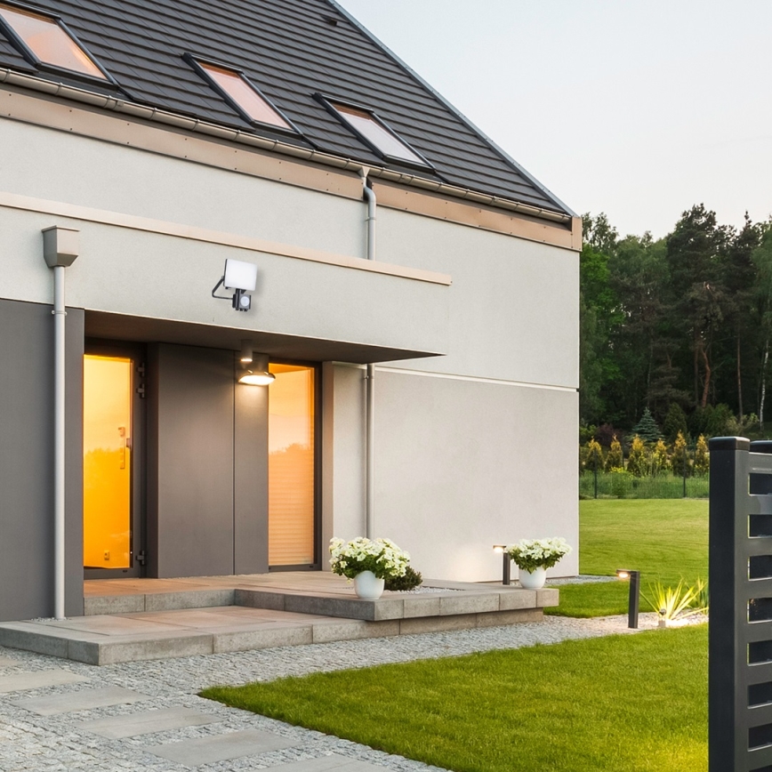 Projetor LED exterior com sensor LED/10W/230V 5000K IP44