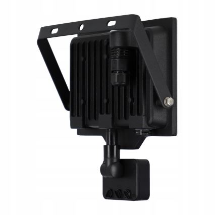 Refletor LED exterior com sensor de movimento e sensor crepuscular LED/50W/230V 4500K IP65 preto