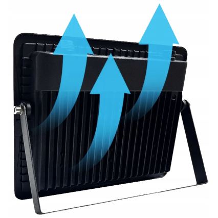 Projetor LED para exterior com sensor de movimento e crepúsculo LED/100W/230V 4500K IP65 preto