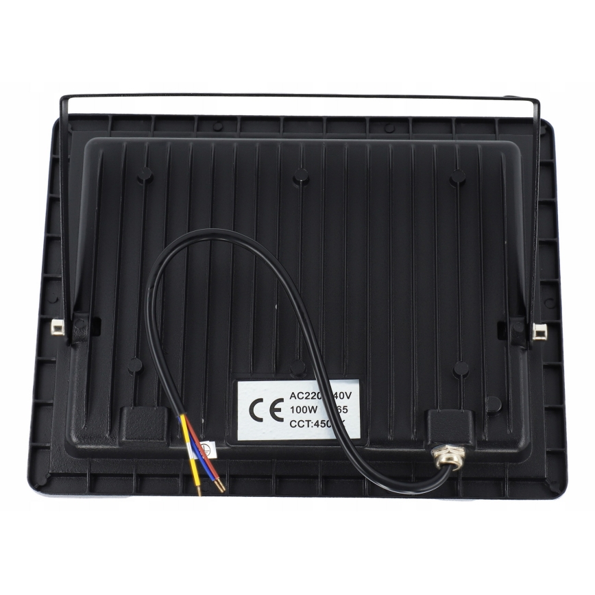 Refletor LED para exterior LED/100W/230V 4500K IP65 preto