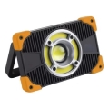 Refletor LED recarregável com altifalante integrado LED/10W/5V USB 6500K IP44 2000 mAh