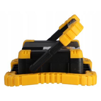 Refletor LED recarregável com função powerbank LED/20W/5V 4400 mAh IP44 preto/amarelo