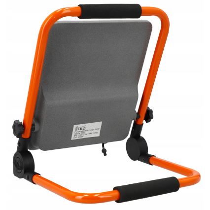 Refletor LED recarregável com tripé LED/100W/3,2V 4500K 15000 mAh IP65 laranja