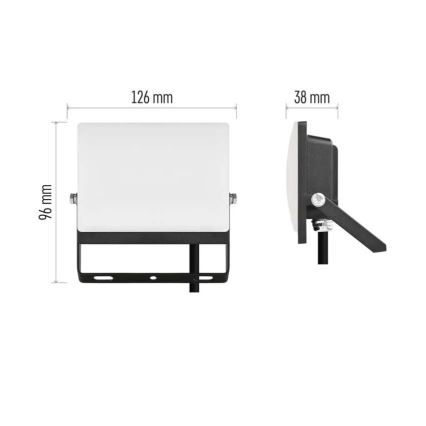 Refletor LED TAMBO EVO LED/20W/230V 4000K IP65 preto