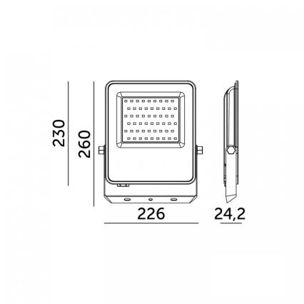 Refletor LED ULSAN 100W/230V 4000K IP65