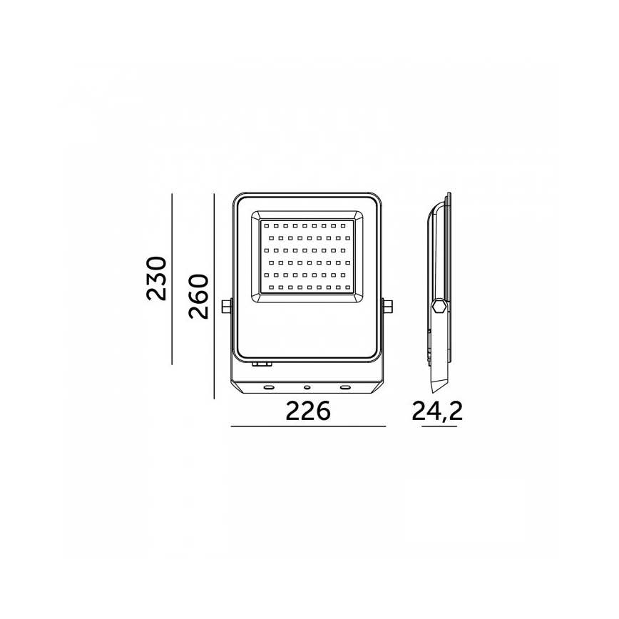 Refletor LED ULSAN 100W/230V 4000K IP65