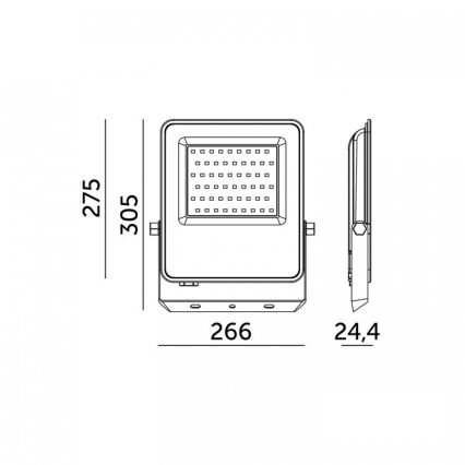 Refletor LED ULSAN LED/150W/230V 4000K IP65