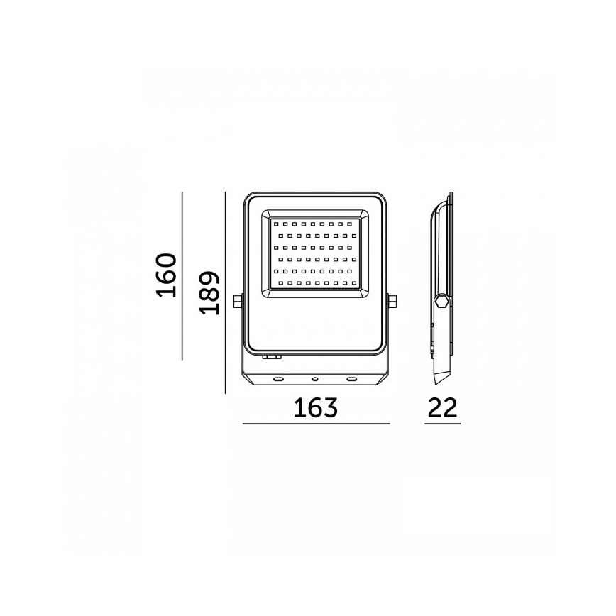 Refletor LED ULSAN LED/50W/230V 4000K IP65