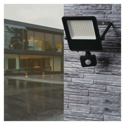 Projetor LED com sensor VISIO LED/50W/230V 4000K IP65