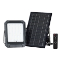 Refletor Solar LED/10W/3,7V IP65 4000K 8000 mAh preto + comando à distância