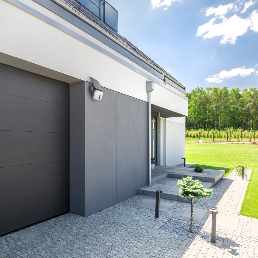 Refletor solar LED com sensor LED/13W/3,7V IP65 4000K 4000 mAh