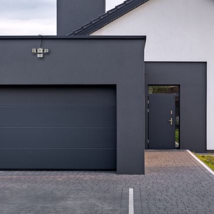 Projetor solar LED com sensor de movimento e crepúsculo LED/30W/3,7V 2400 mAh IP47 + controlo remoto