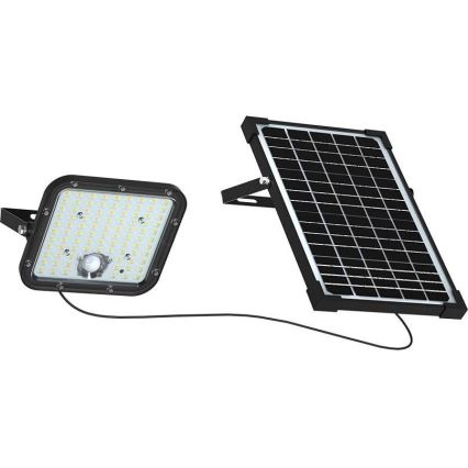 Refletor Solar LED com sensor LED/30W/6,4V 6400K 6000 mAh + comando à distância