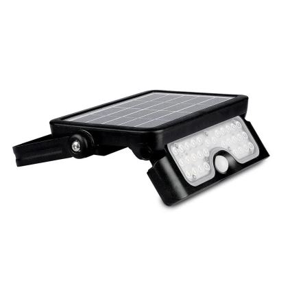 Refletor solar LED com sensor LED/5W/3,7V IP65 4000K 3000 mAh