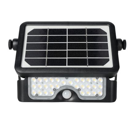Refletor solar LED com sensor LED/5W/3,7V 4000K IP65 3000 mAh