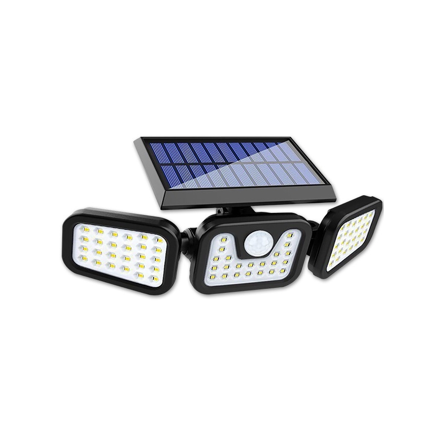 Refletor solar LED flexível com sensor LED/15W/3,7V 2400 mAh IP54 4500K