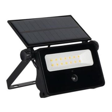 Refletor solar LED com sensor LED/30W/5,5V 3000 mAh IP65