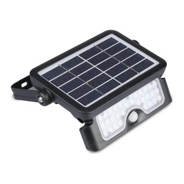 Refletor solar LED com sensor LED/5W/3,7V IP65 4000K 3000 mAh