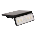 Refletor Solar LED com sensor LED/8W/3,7V 2000 mAh IP54 preto