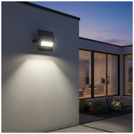 Refletor solar LED com sensor NCS G2 LED/20W/3,7V 3000/4000/6500K IP54 2600 mAh