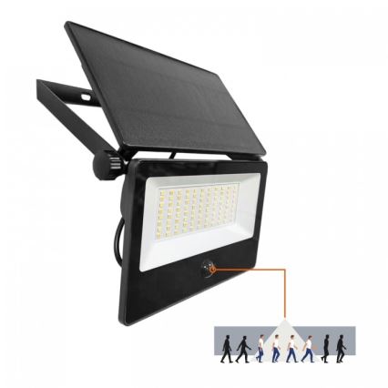 Refletor solar LED com sensor NCS G2 LED/30W/3,7V 3000/4000/6500K IP54 5200 mAh